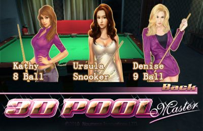 IOS игра 3D Pool Master. Скриншоты к игре Мастер бильярда