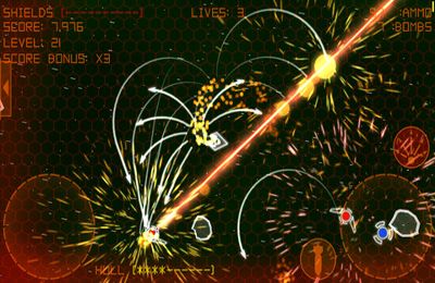 IOS игра Alien Space Retro. Скриншоты к игре Космический ретро шутер