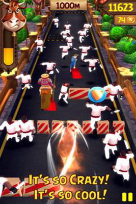 IOS игра Angry Bulls 2. Скриншоты к игре Злые Быки 2