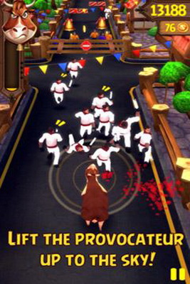IOS игра Angry Bulls 2. Скриншоты к игре Злые Быки 2