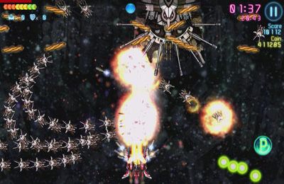 IOS игра AstroWings Gold Flower. Скриншоты к игре Космическая эскадрилья