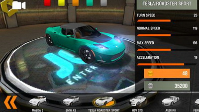 IOS игра Auto racing. Скриншоты к игре Автогонка