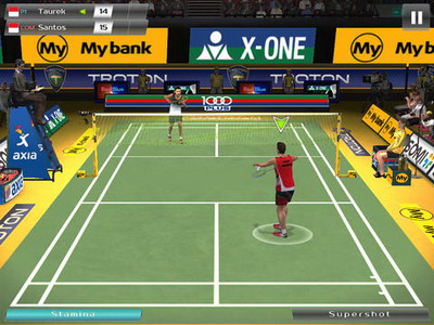 IOS игра Badminton: Jump Smash. Скриншоты к игре Бадминтон. Прыгай и бей