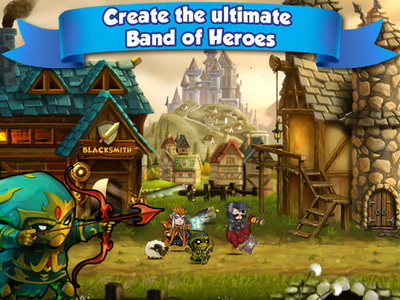 IOS игра Band of Heroes: Battle for Kingdoms. Скриншоты к игре Команда героев: Борьба за Королевство