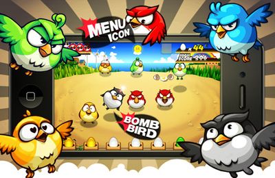 IOS игра Bird Rush. Скриншоты к игре 