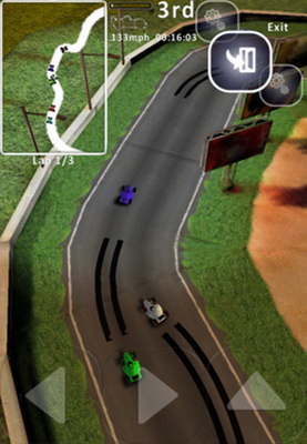 IOS игра Black Mamba Racer. Скриншоты к игре Гонка против Чёрной Мамбы