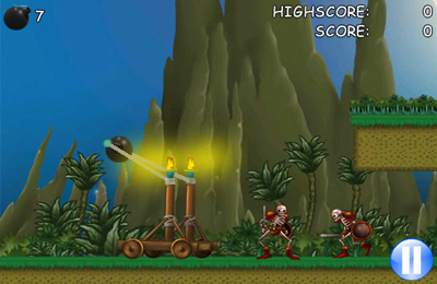 IOS игра Bomber Catapult – Rescue Her. Скриншоты к игре Бомбовая Катапульта
