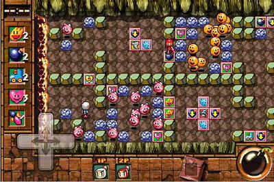 IOS игра Bomberman touch 2: Volcano party. Скриншоты к игре Удар Бомбермена 2: Вулканическая вечеринка