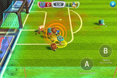 IOS игра Cartoon Network superstar soccer. Скриншоты к игре Футбол с супер звездами Cartoon Network
