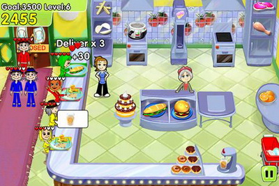 IOS игра Cooking dash: Deluxe. Скриншоты к игре Кулинарный переполох: Делюкс