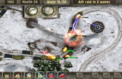 IOS игра Defense zone HD. Скриншоты к игре Зона Обороны