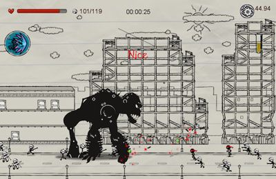 IOS игра Doodle vs Brute: World Domination. Скриншоты к игре Дудл армия против монстра
