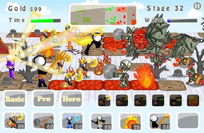 IOS игра Doodle Wars 5: Sticks vs Zombies. Скриншоты к игре Дудл войны 5: Стикмэны против Зомби