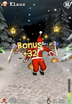 IOS игра Drunken Santa Klaus. Скриншоты к игре Санта Клаус под Градусом