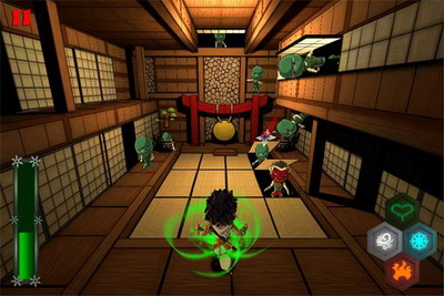 IOS игра Elemental ninja. Скриншоты к игре Ниндзя стихий