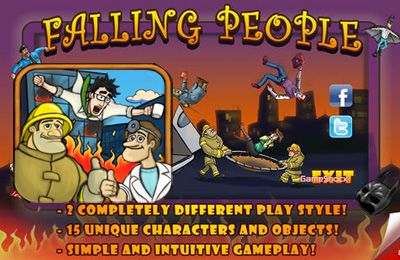 IOS игра Falling People. Скриншоты к игре Падающие люди