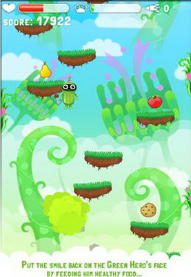 IOS игра Fat Jump Pro. Скриншоты к игре Голодающий Попрыгун
