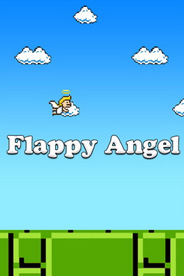 IOS игра Flappy angel. Скриншоты к игре Летящий ангел