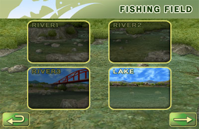 IOS игра Fly Fishing 3D. Скриншоты к игре Лов рыбы на Муху