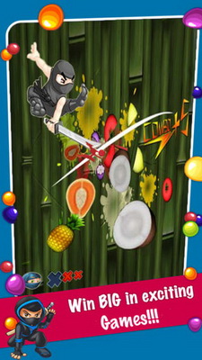 IOS игра Fruit clash ninja. Скриншоты к игре Атака фруктового ниндзя