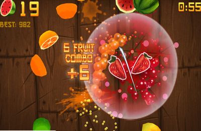 IOS игра Fruit Ninja. Скриншоты к игре Фруктовый Ниндзя
