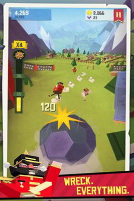 IOS игра Giant Boulder of Death. Скриншоты к игре Гигантская глыба смерти