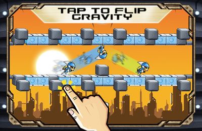 IOS игра Gravity Guy. Скриншоты к игре Гравитационный парень