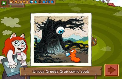 IOS игра Greedy Grub. Скриншоты к игре Прожорливый червячок