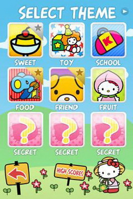 IOS игра Hello Kitty Match3 Maniacs. Скриншоты к игре Хелло Китти: Три в ряд