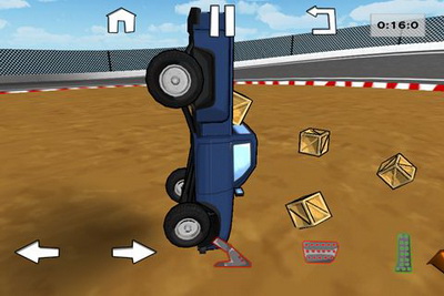 IOS игра Hondune's truck trials. Скриншоты к игре Испытания грузовиков