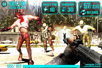 IOS игра iGun zombie. Скриншоты к игре Отстрел зомби