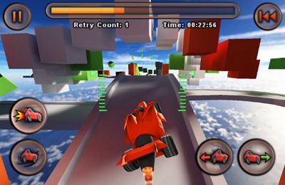 IOS игра Jet Car Stunts. Скриншоты к игре Трюки реактивных тачек