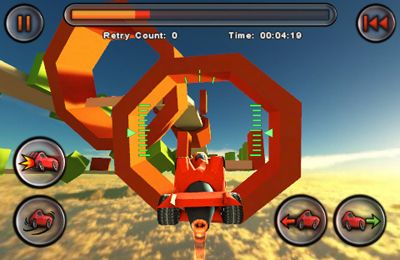 IOS игра Jet Car Stunts. Скриншоты к игре Трюки реактивных тачек
