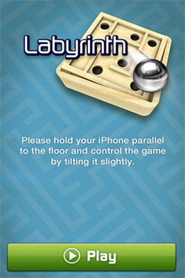 IOS игра Labyrinth. Скриншоты к игре Лабиринт