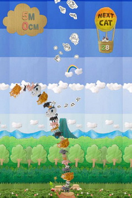 IOS игра MewMew Tower Toy. Скриншоты к игре Башня из котов