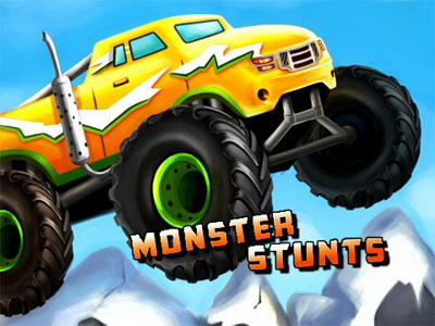 IOS игра Monster stunts. Скриншоты к игре Трюки автомонстров