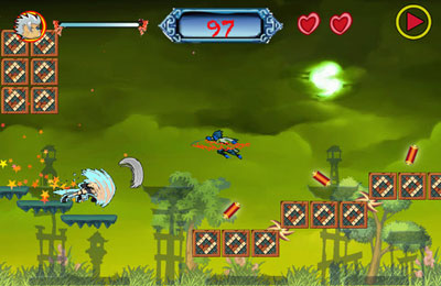 IOS игра Ninja Dash!. Скриншоты к игре Ниндзя Рывок