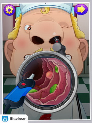 IOS игра Nose Doctor!. Скриншоты к игре Лечим нос!