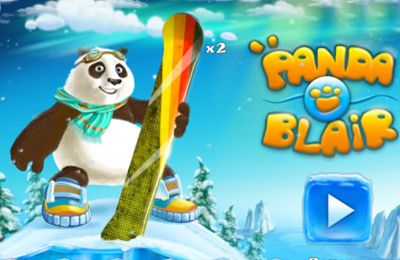 IOS игра Panda Blair!. Скриншоты к игре Панда сноубордист