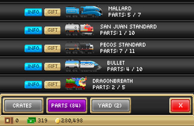 IOS игра Pocket Trains. Скриншоты к игре Карманная железная дорога
