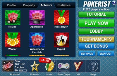 IOS игра Pokerist Pro. Скриншоты к игре Покерист