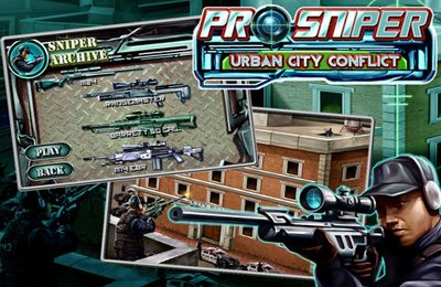IOS игра Pro Sniper: Urban City Conflict. Скриншоты к игре Профи Снайпер