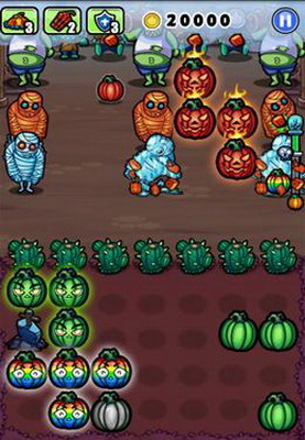 IOS игра Pumpkins vs. Monsters. Скриншоты к игре Тыквы против Монстров
