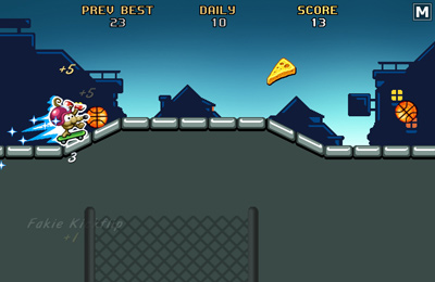 IOS игра Rat On A Skateboard. Скриншоты к игре Крыса на Скейтборде