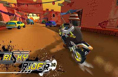 IOS игра Risky Rider 3D (Motor Bike Racing Game / Games). Скриншоты к игре Рискованный Гонщик