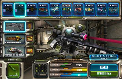 IOS игра Robot N Gun. Скриншоты к игре Вооруженный Робот