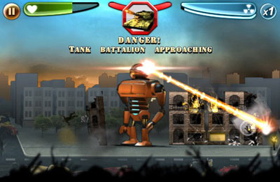 IOS игра Robot Rampage. Скриншоты к игре Буйство Робота