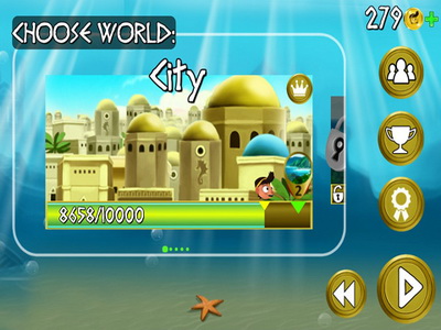 IOS игра Rope Escape Atlantis. Скриншоты к игре Побег на Веревке. Атлантида