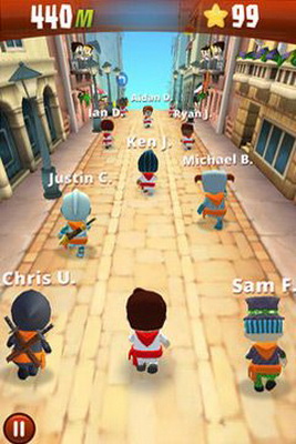 IOS игра Running with Friends Paid. Скриншоты к игре Соревнования по бегу с друзьями