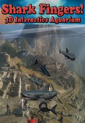 IOS игра Shark Fingers! 3D Interactive Aquarium. Скриншоты к игре Пасть акулы 3D